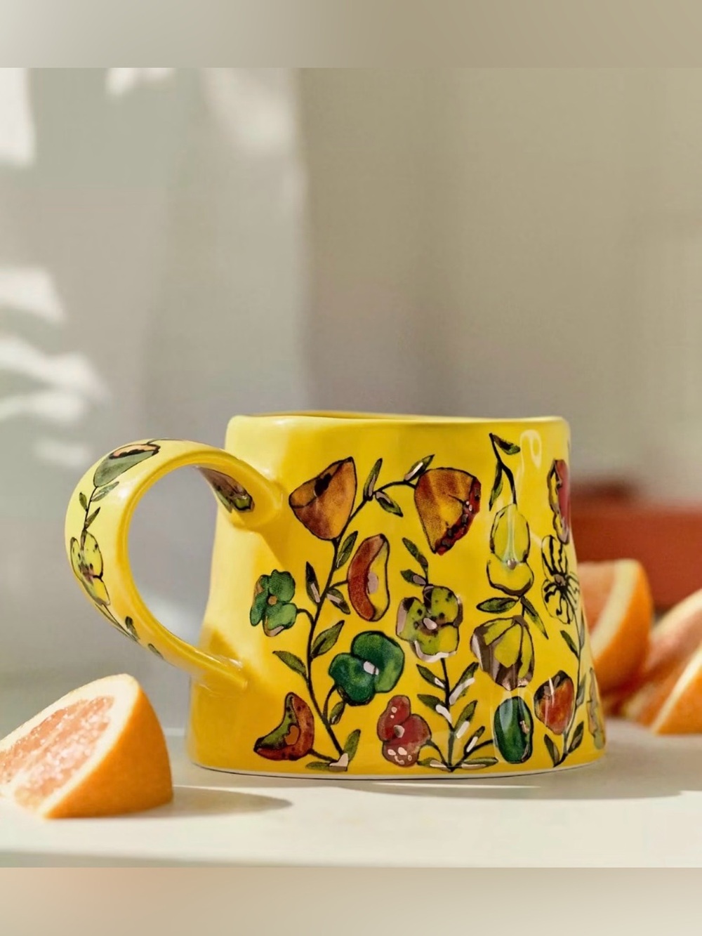Anthropologie The Mud Fairy
Blooming Hearts Stoneware Mug